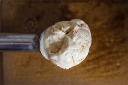 The infamous Sriracha Popcorn ice cream 